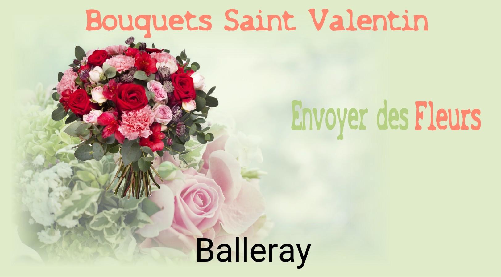 Roses de Saint-Valentin livrées à Balleray